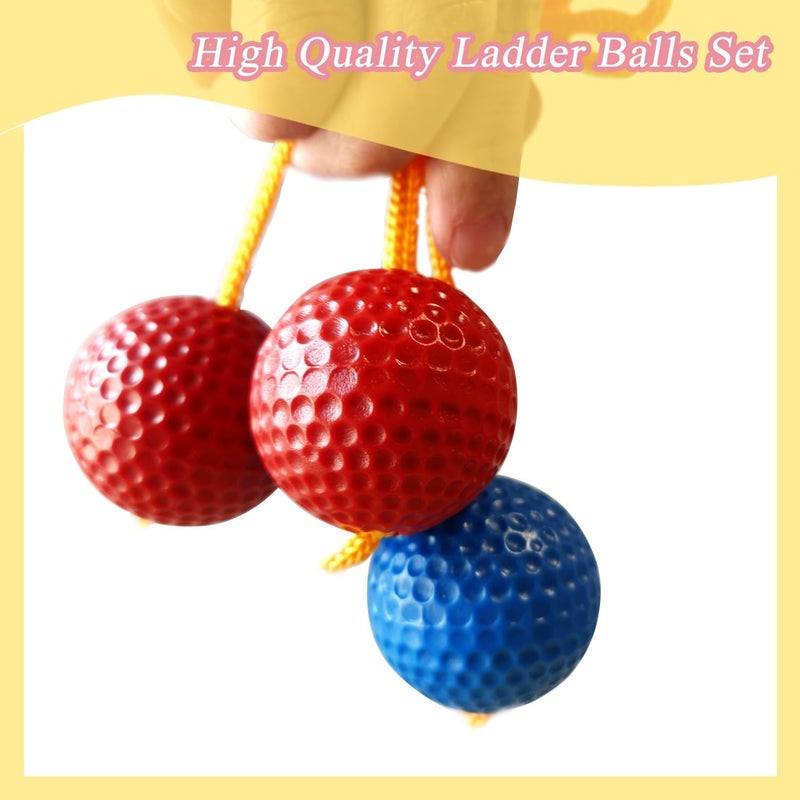 Niantime 20 Packs Ladder Balls with Bags, 5 Pack x 4 Colors Ladder Replacement Ball for Garden Outdoor Throwing Game (Orange Blue Red Green, Each 5pcs) - Image 5